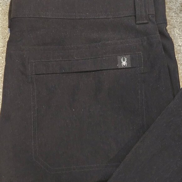 NWOT SPYDER Black Core 5 Pocket Pants 36 x 30 - Picture 4 of 12